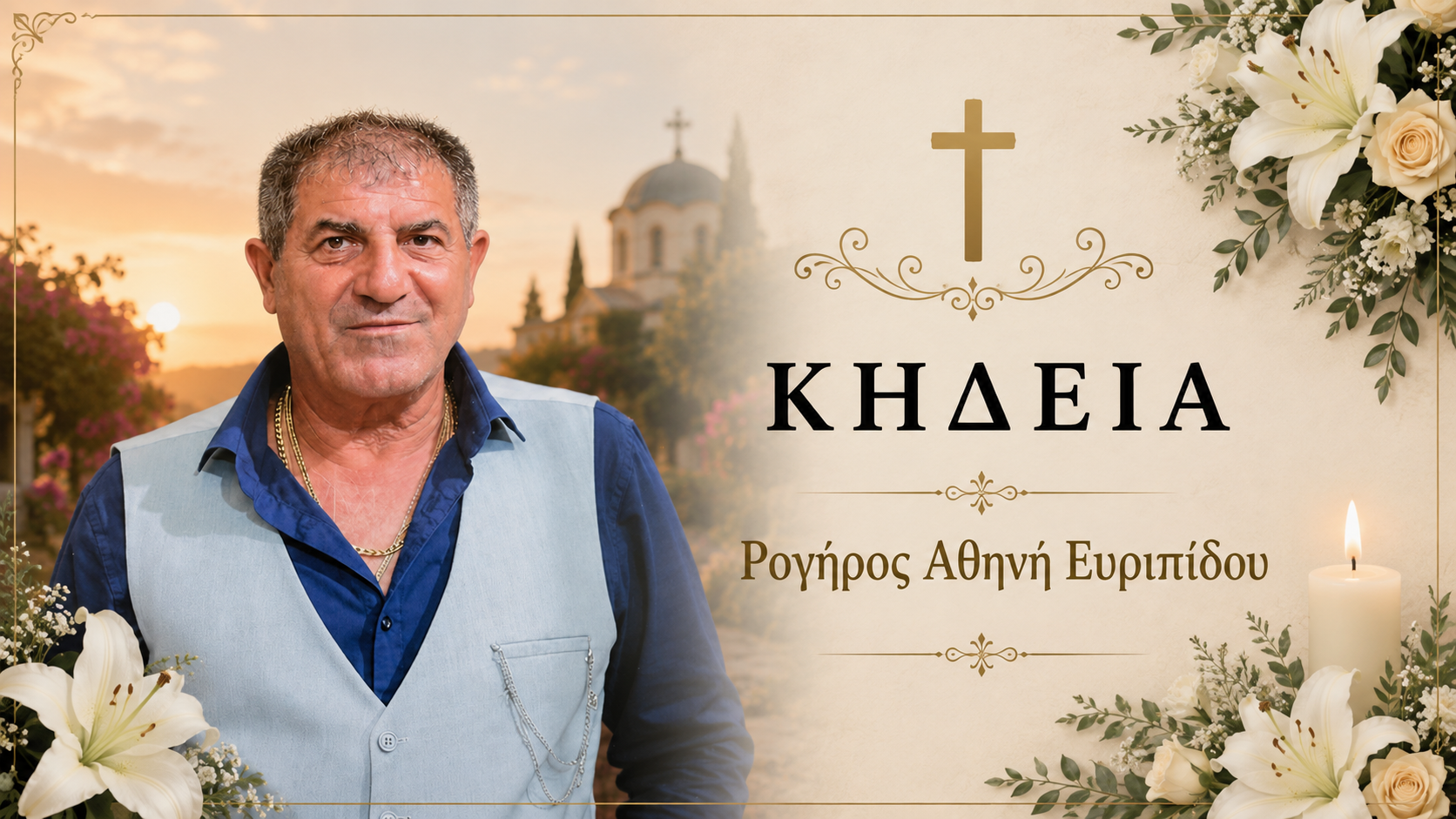 Απεβίωσε ο Ρογήρος Αθηνή Ευριπίδου
